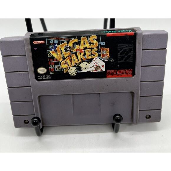 Vegas Stakes (Super Nintendo Entertainment System, 1993) Authentic Tested Works - Picture 1 of 4